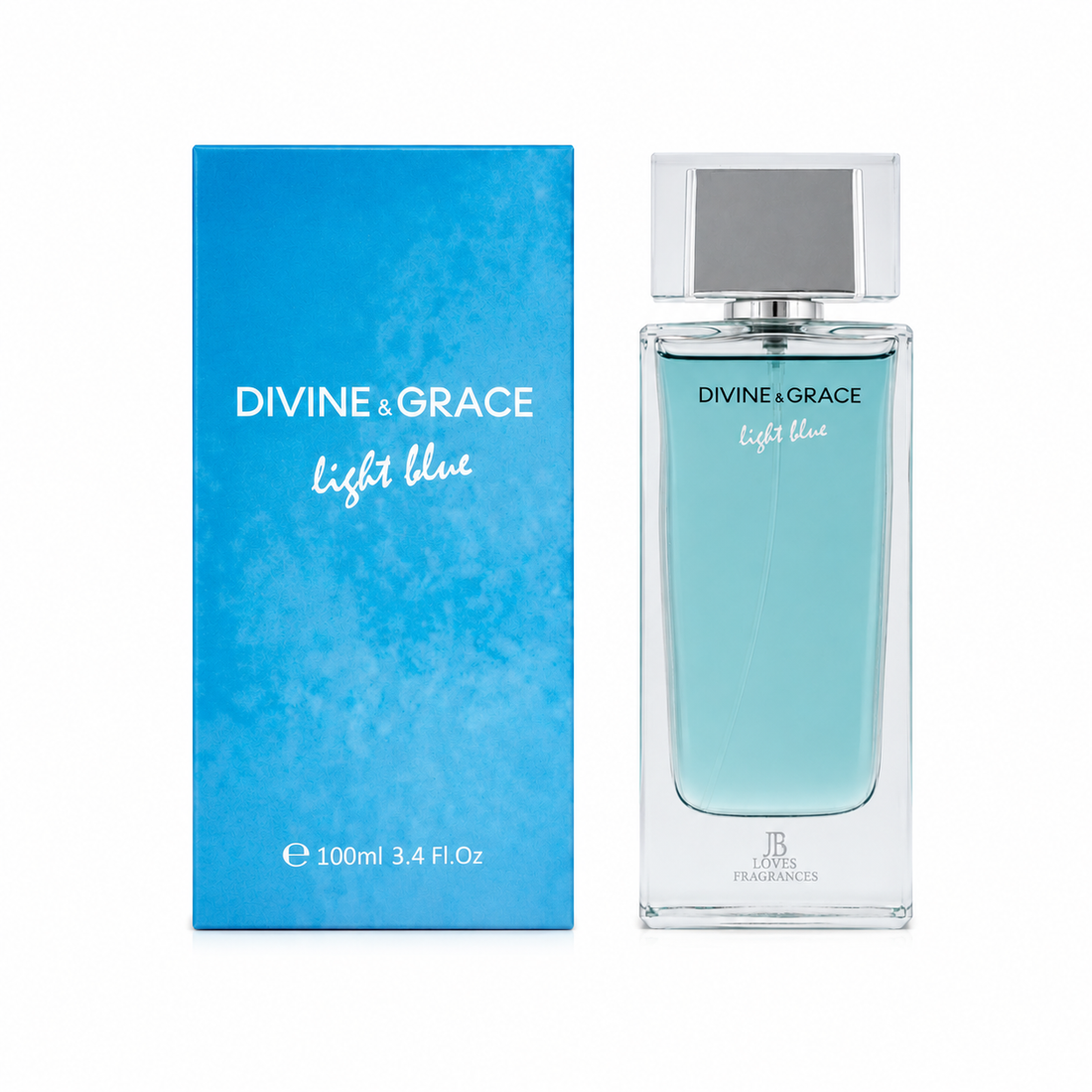 JB Loves - DIVINE & GRACE LIGHT BLUE | Eau de Parfum 100ml | Women