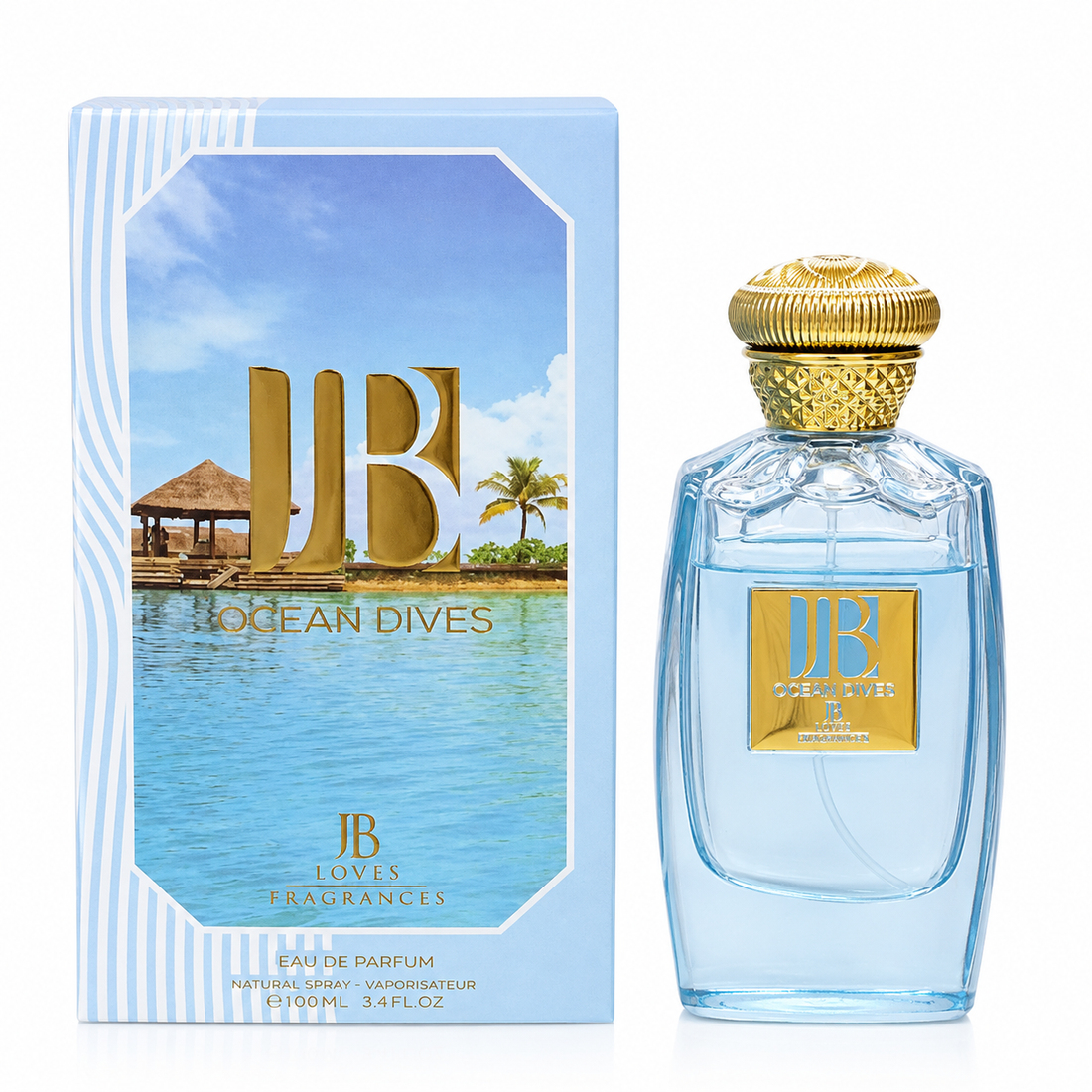 JB Loves - OCEAN DIVES  | Eau de Parfum 100ml | Men