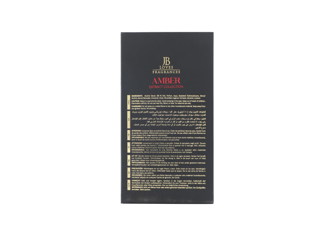 JB Loves - AMBER | Extrait de Parfum 100ml | Men