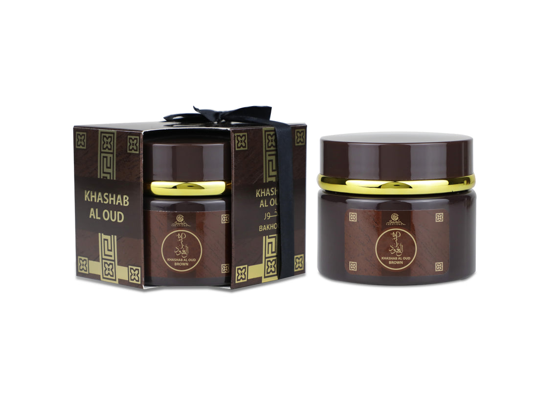 Sarah Creations - KHASHAB AL OUD BROWN | Bakhoor 70G