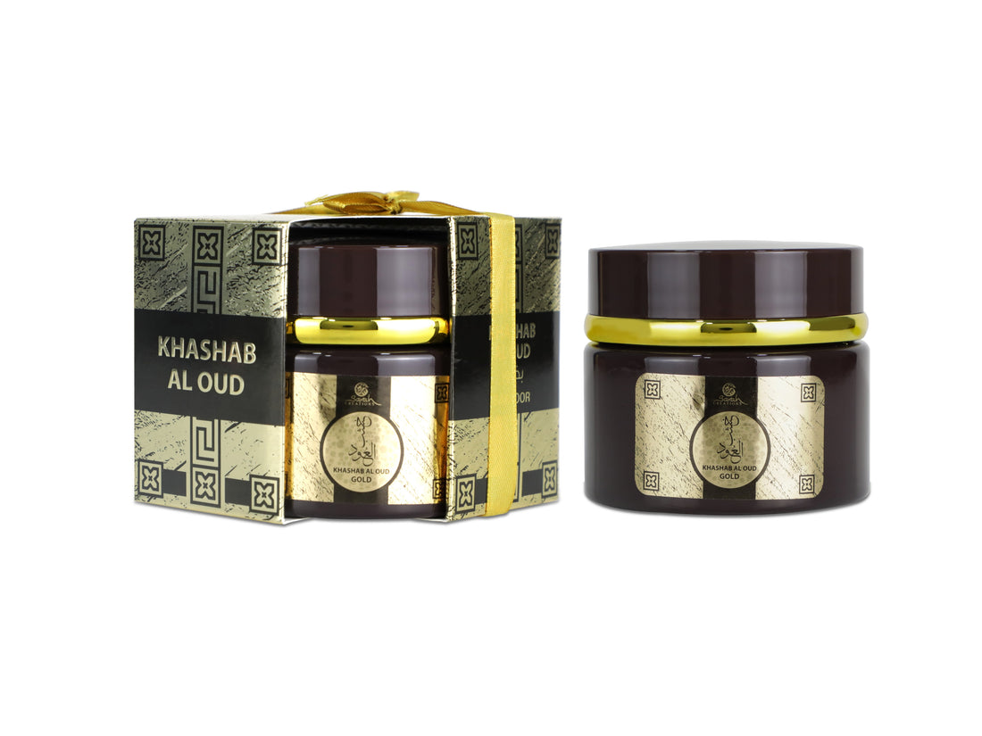 Sarah Creations - KHASHAB AL OUD GOLD | Bakhoor 70G