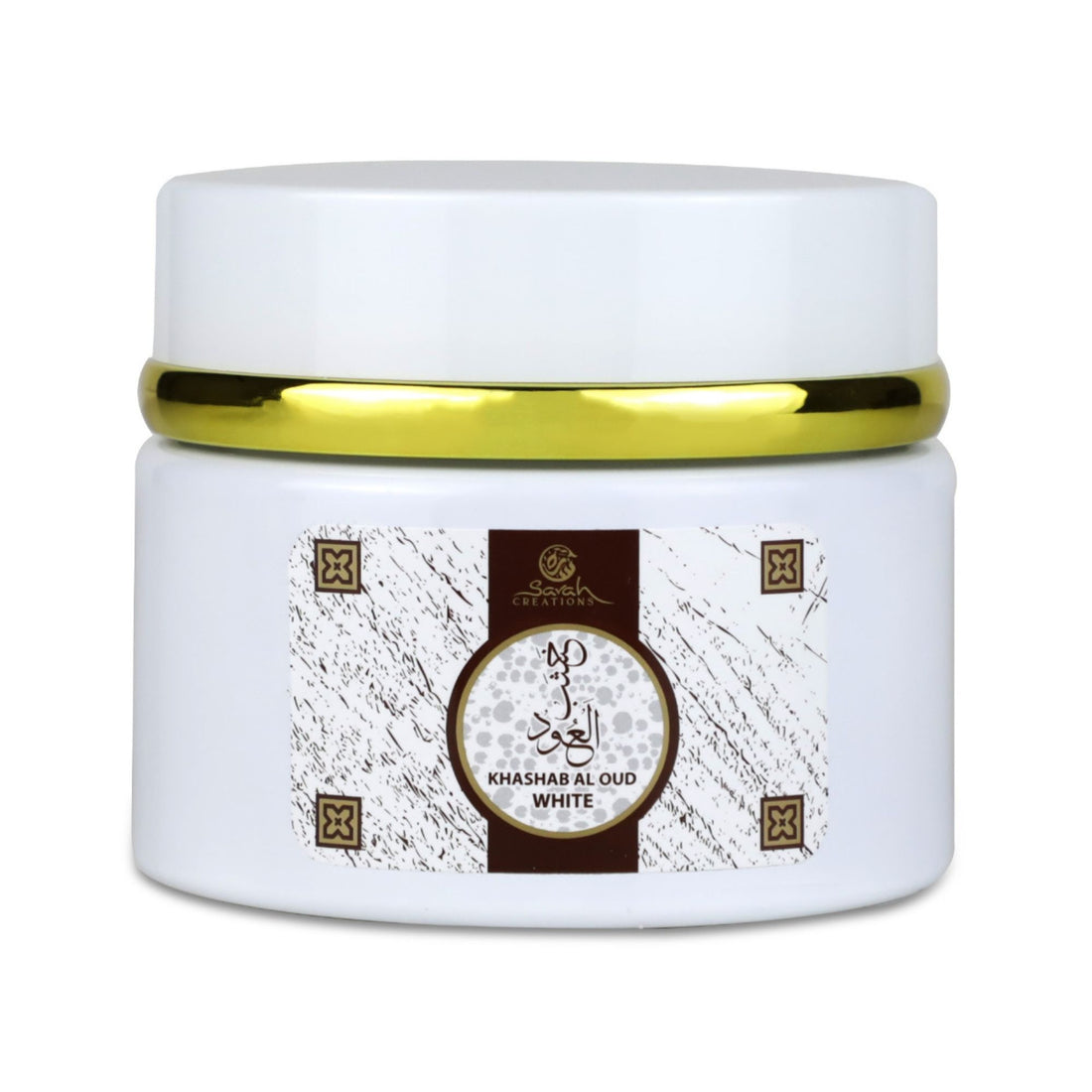 Sarah Creations - KHASHAB AL OUD WHITE | Bakhoor 70G