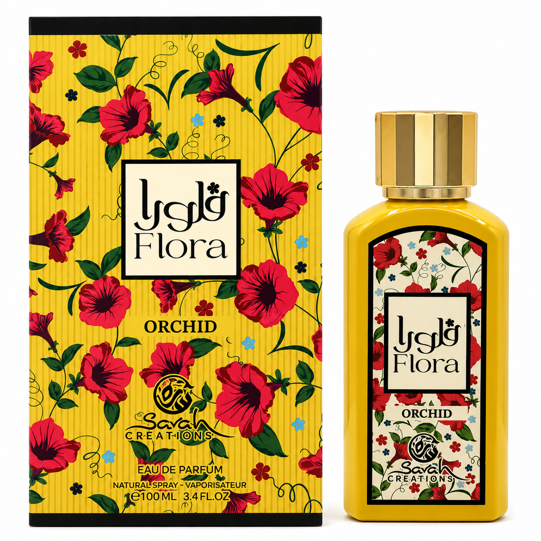 Sarah Creations - FLORA ORCHID | Eau de Parfum 100ml | Women