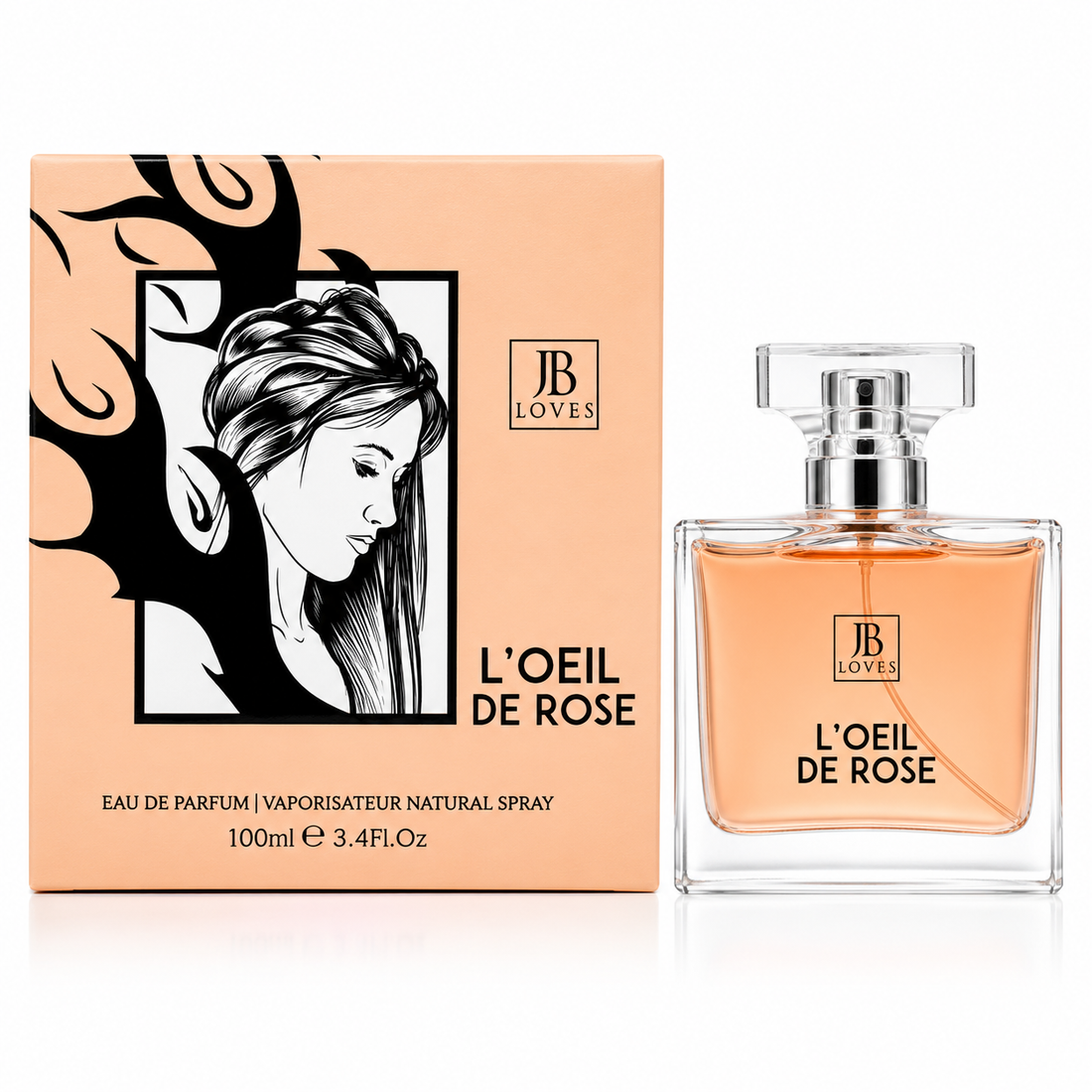 JB Loves - L'OEIL DE ROSE | Eau de Parfum 100ml | Women