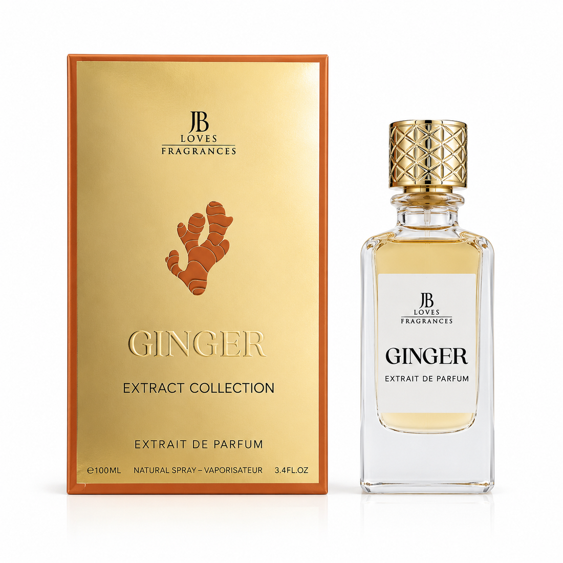 JB Loves - GINGER | Extrait de Parfum 100ml | Unisex